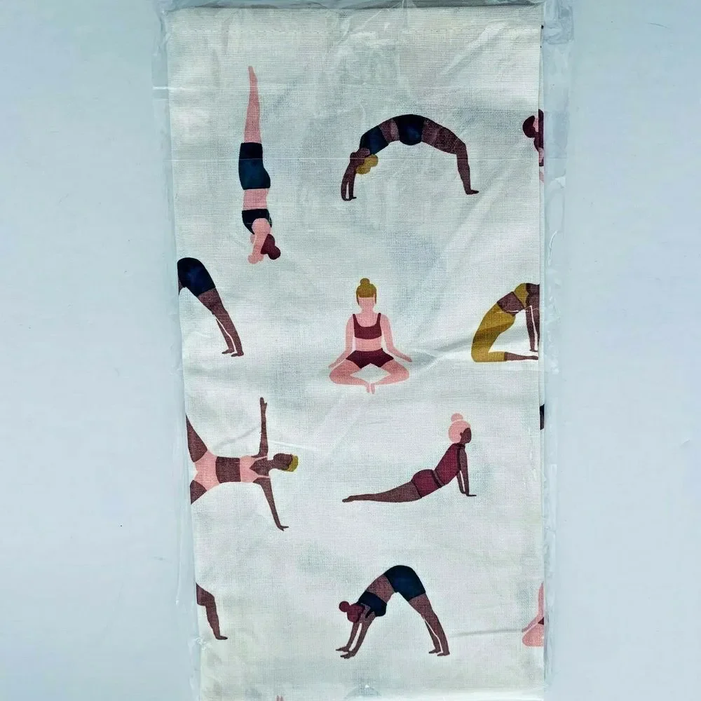 Anthropologie Ivory Yoga Ladies‎ Kitchen Towels - New with Tags